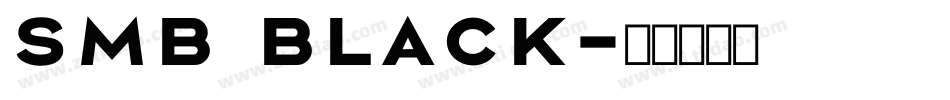 SMB black字体转换